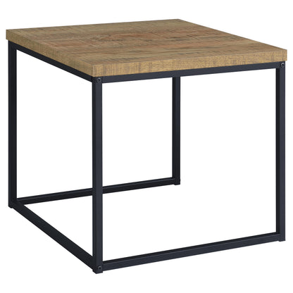 Straden 3-piece Engineered Wood Coffee Table Set Mango and Black