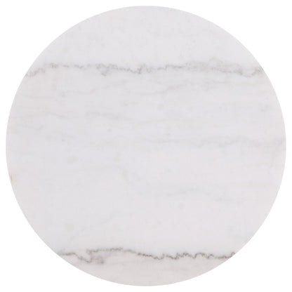 Jason 3-piece Round White Marble Coffee Table Set Greige