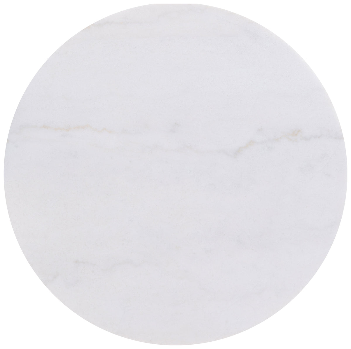 Jason 3-piece Round White Marble Coffee Table Set Honey Brown