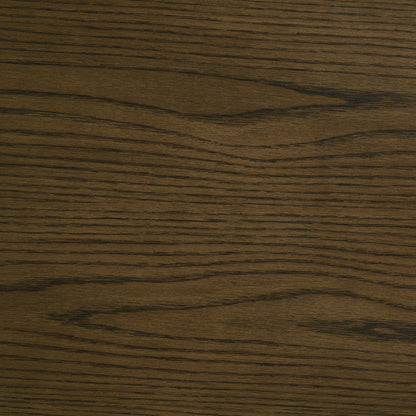Kessler Round Sculptural Wood End Table Brown