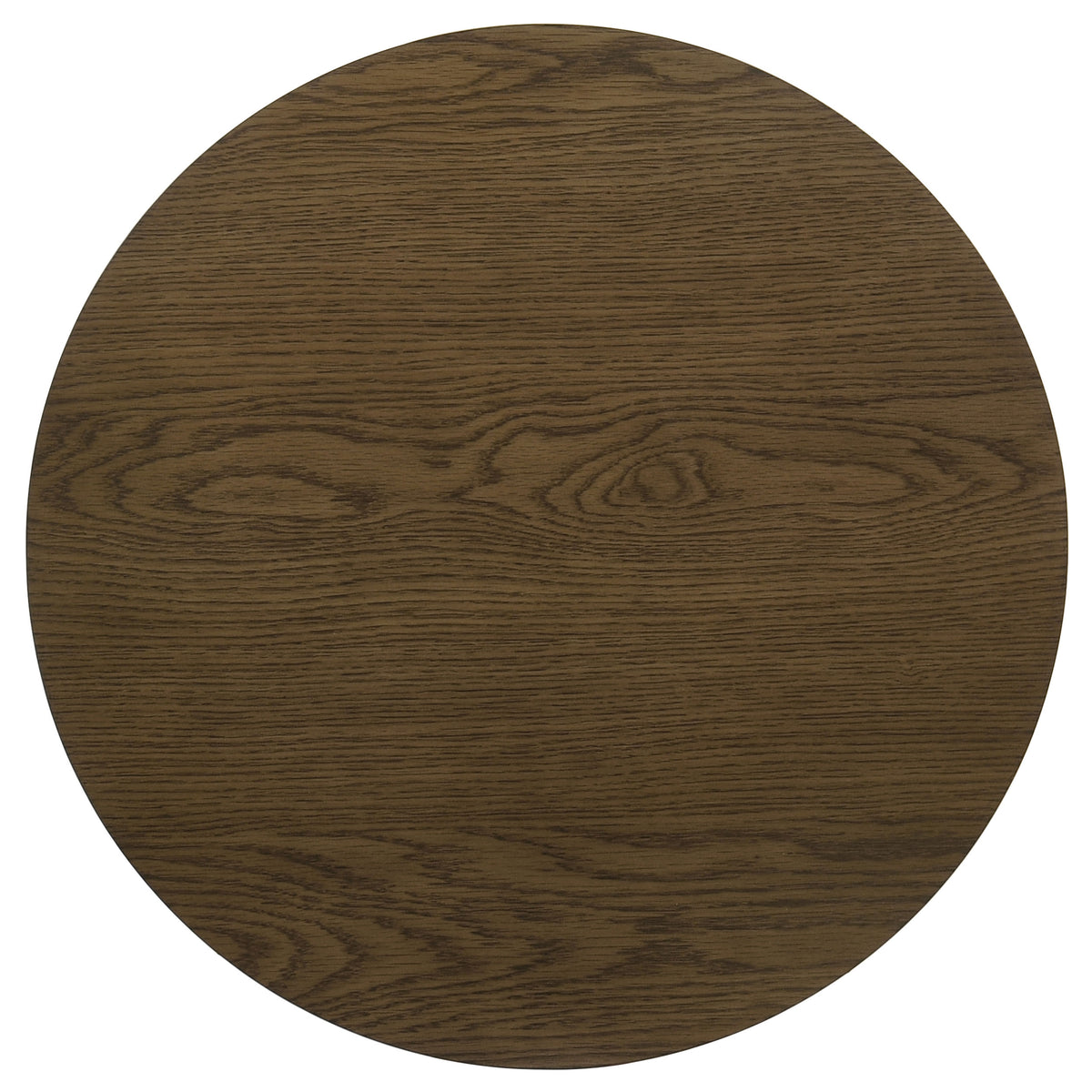 Kessler 2-piece Round Sculptural Wood Coffee Table Set Brown