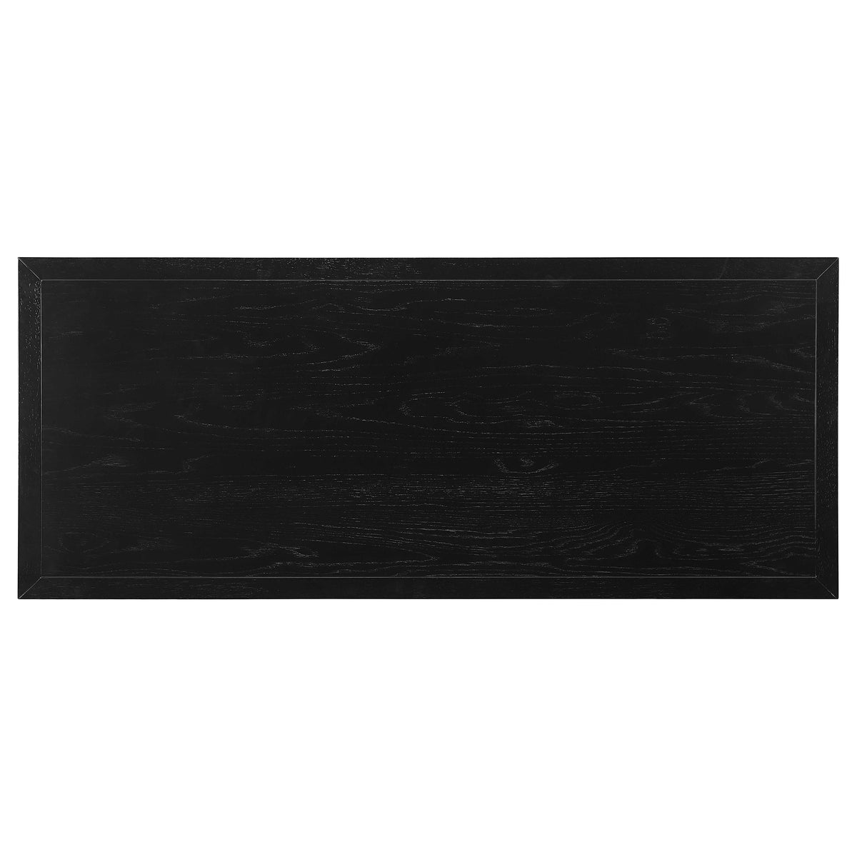 Goodson 64-inch 4-Drawer Double Pedestal Desk Black