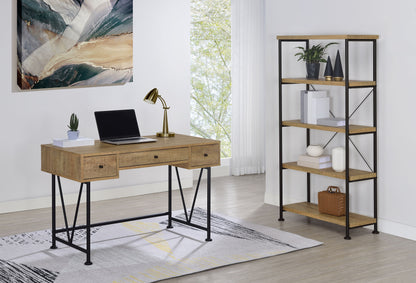 Analiese 63-inch 4-shelf Bookshelf Mango