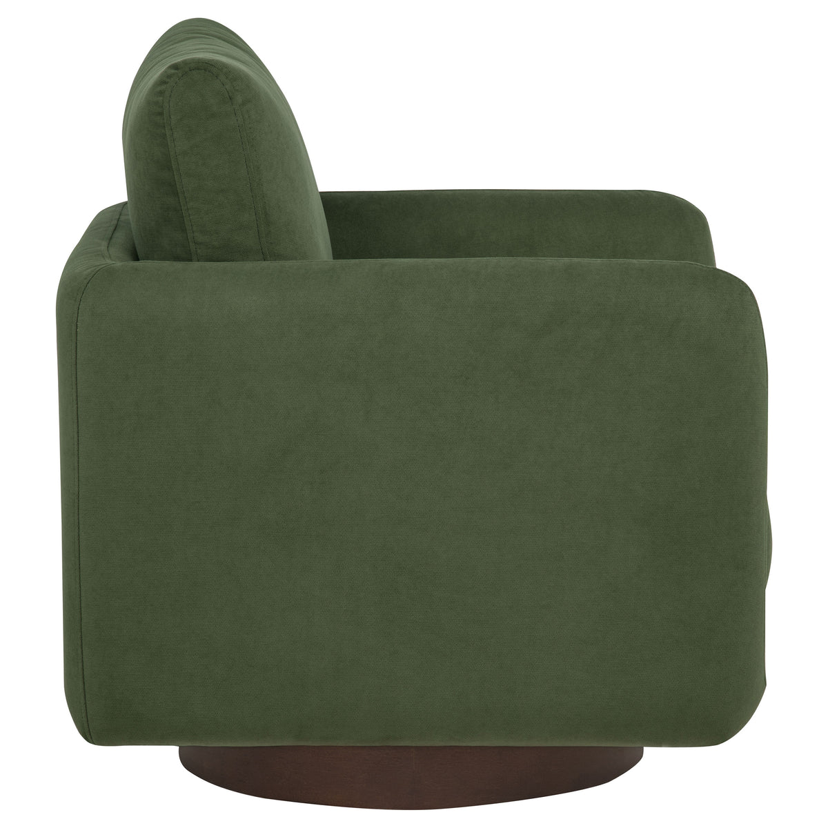 Iris Fabric Upholstered Swivel Accent Chair Matcha