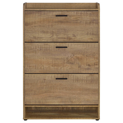 Denia 3-tier Engineered Wood Shoe Cabinet Mango