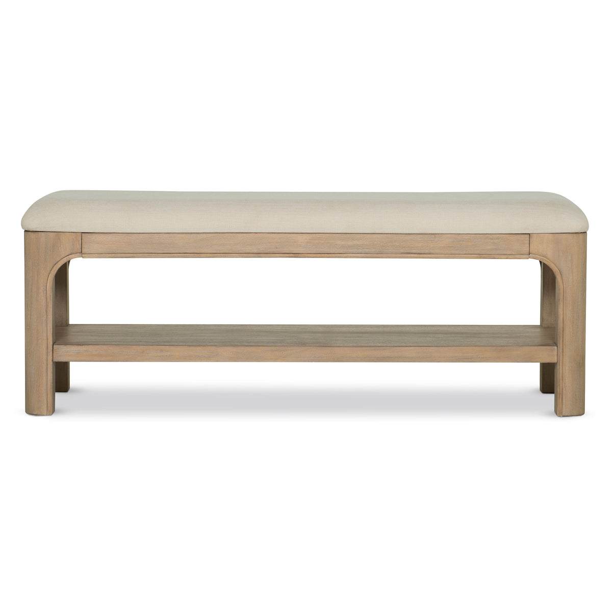 Solano 52-inch Bedroom Bed End Bench Weathered Mango