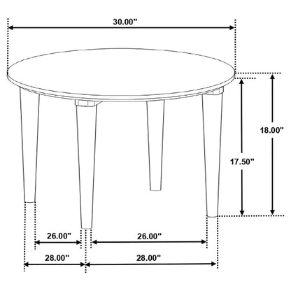 Aldis 2-piece Coffee and End Table Set White