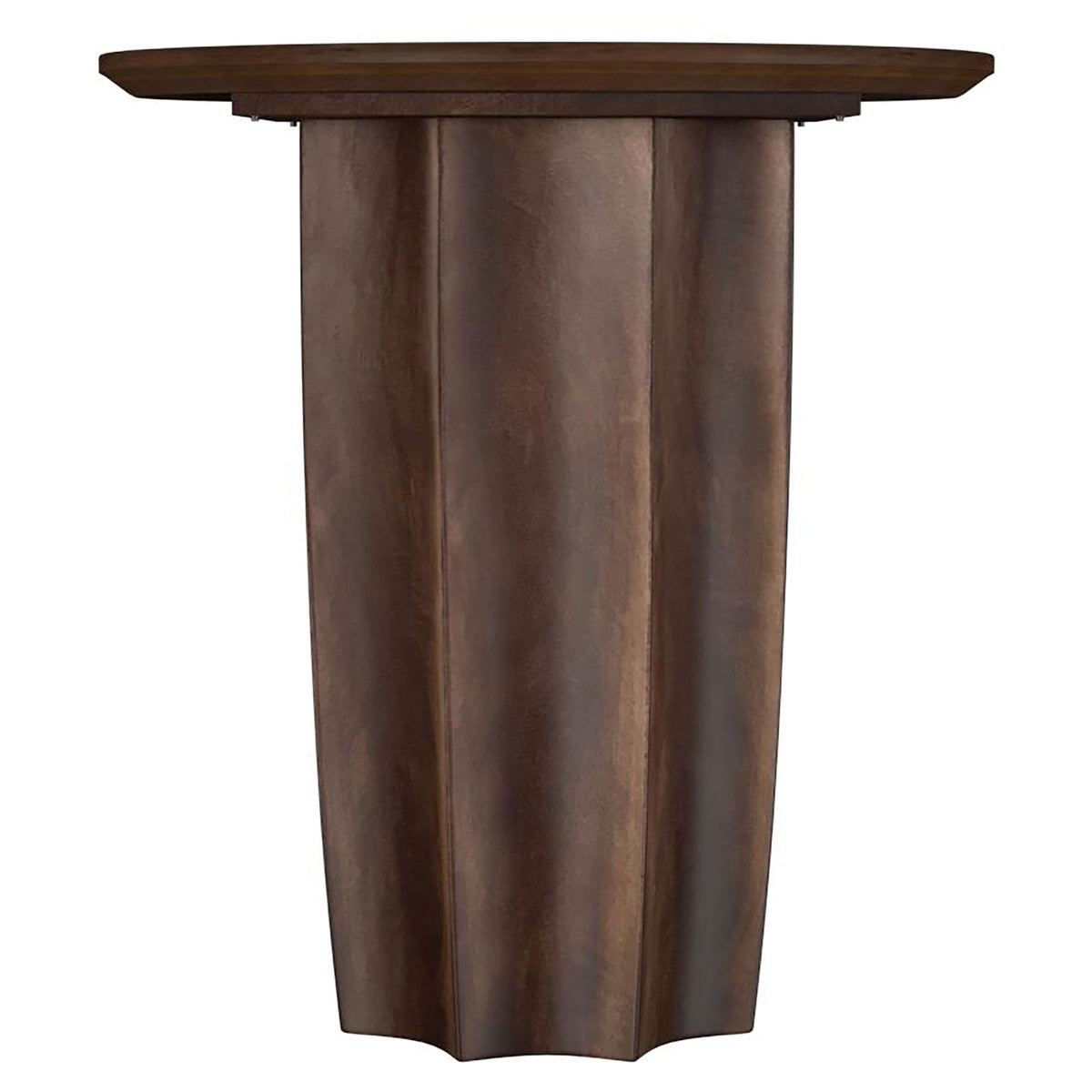 Cayenne 2-piece Solid Mango Wood Coffee Table Set Walnut