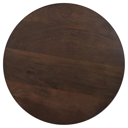 Cayenne 2-piece Solid Mango Wood Coffee Table Set Walnut