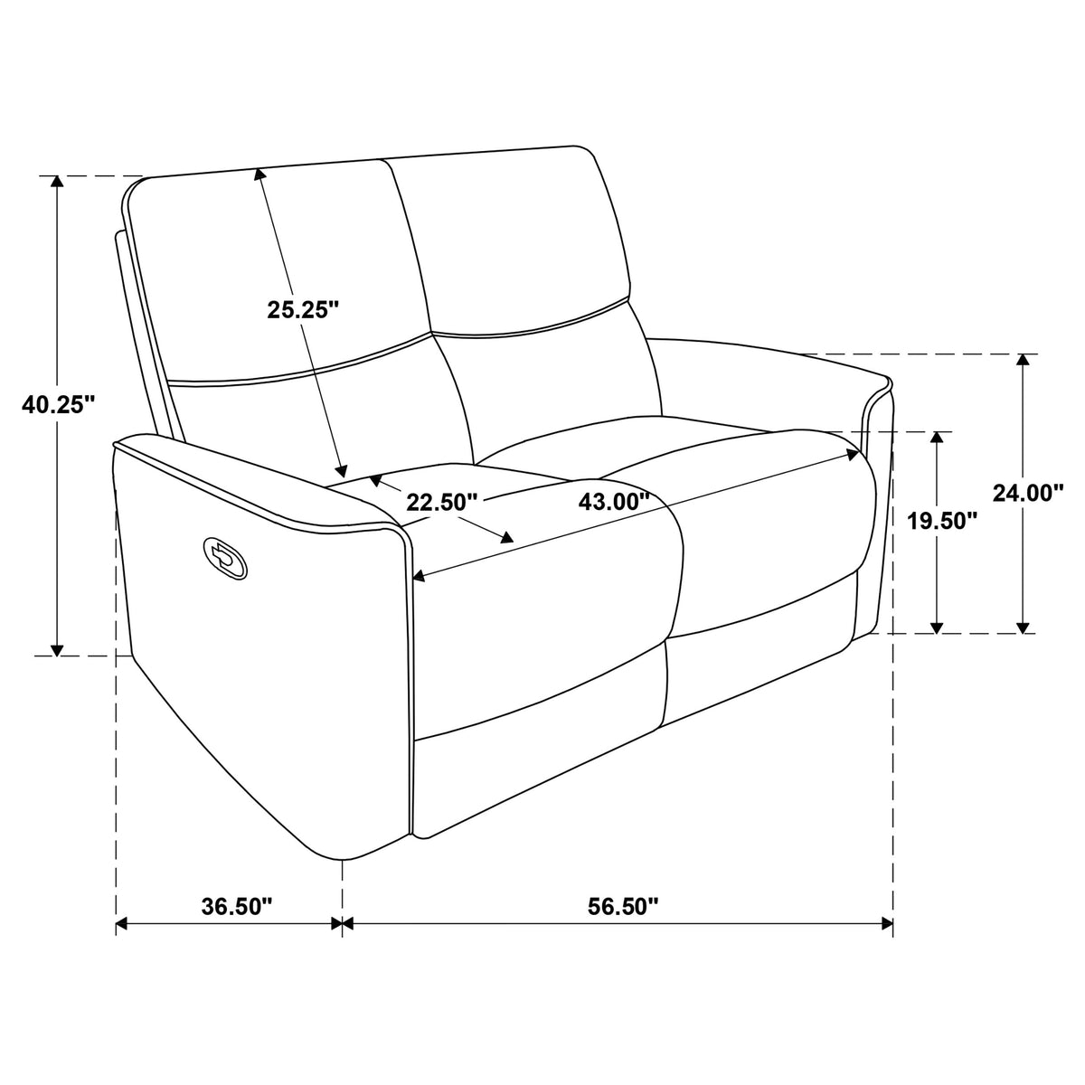 Navarro 3-piece Upholstered Reclining Sofa Set Dark Brown