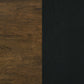 Kehoe Upholstered Counter Height Chair Black and Walnut (Set of 2)
