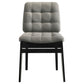 Hamlyn 5-piece Round Wood Dining Set Grey and Black