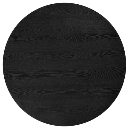 Hamlyn 5-piece Round Wood Dining Set Black
