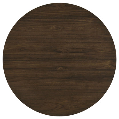 Hamlyn 5-piece Round Wood Dining Set Grey and Walnut