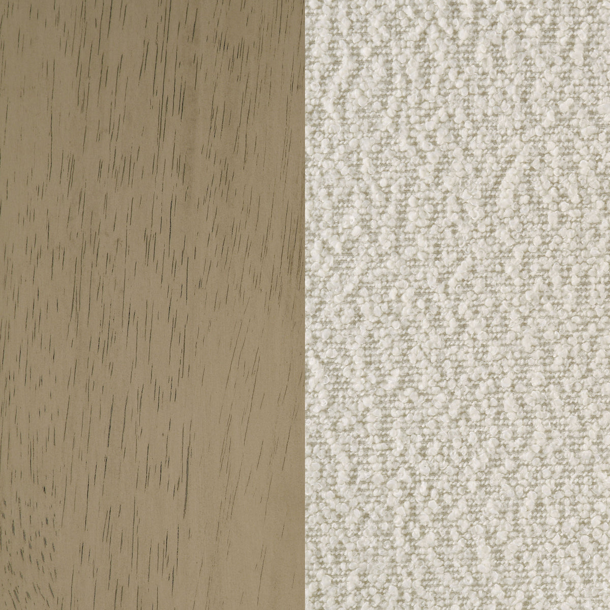 Kehoe Upholstered Counter Height Chair Cream and Natural Oak (Set of 2)