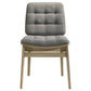 Strouse 5-piece Dining Set Grey and Natural Oak