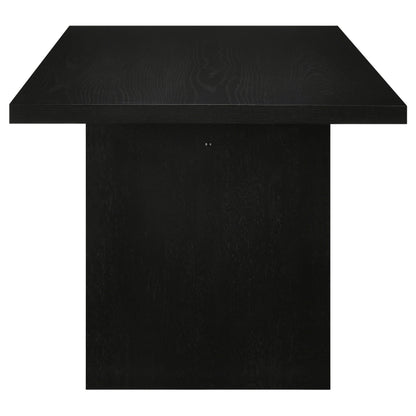 Decker 7-piece 82-inch Rectangular Dining Set Grey and Black