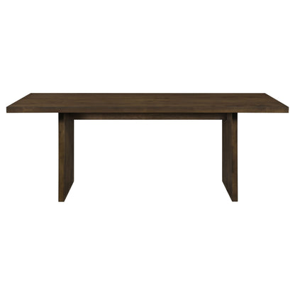 Decker 7-piece 82-inch Rectangular Dining Set Black and Walnut