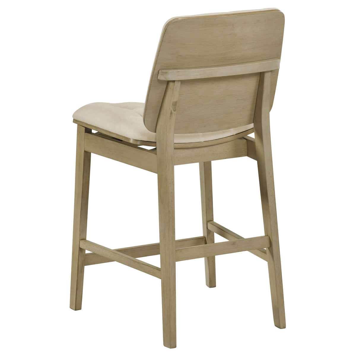 Decker 7-piece 70-inch Counter Height Dining Set Cream and Natural Oak