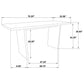Decker 7-piece 70-inch Counter Height Dining Set Black and Walnut