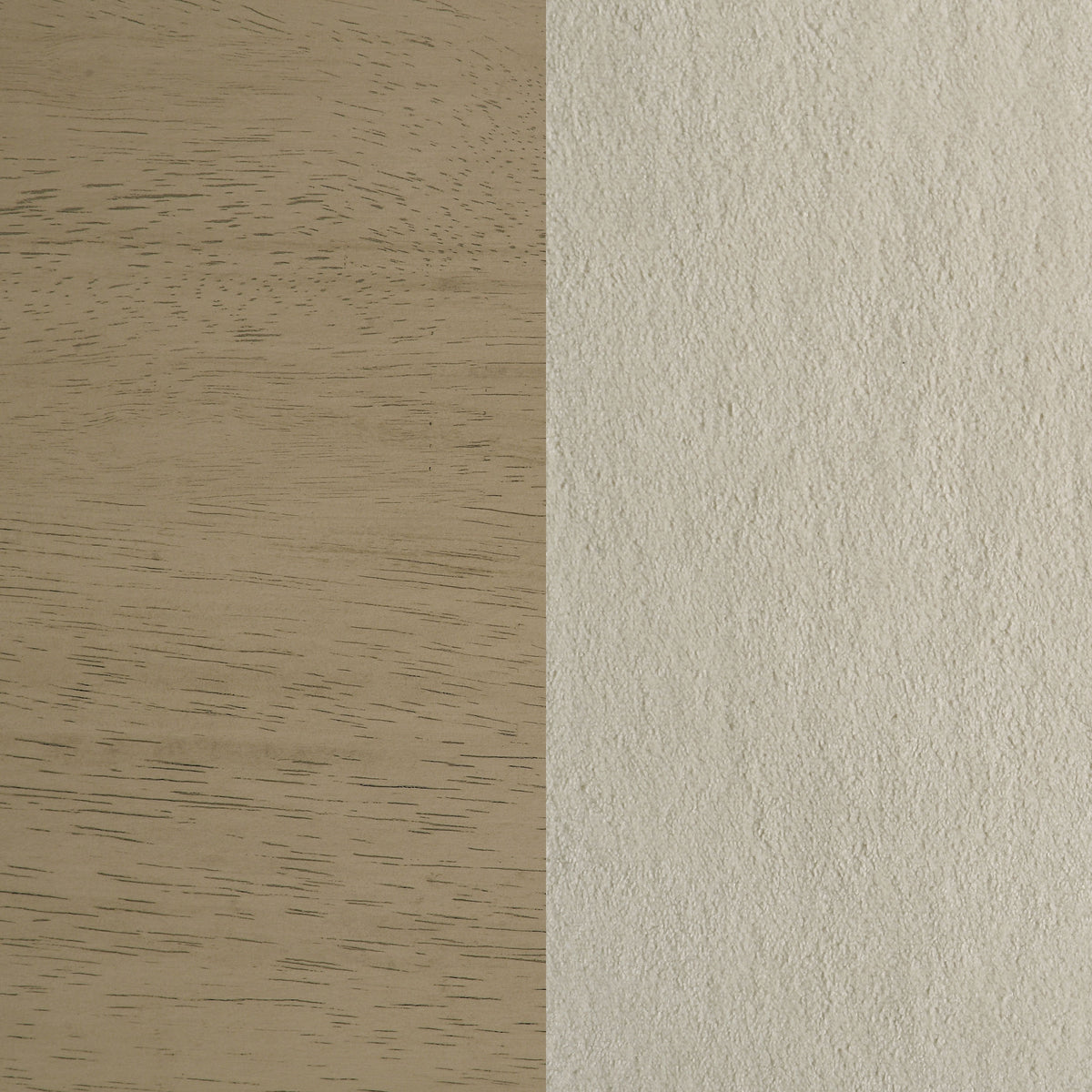 Redbridge Upholstered Counter Chair Cream and Natural Oak (Set of 2)