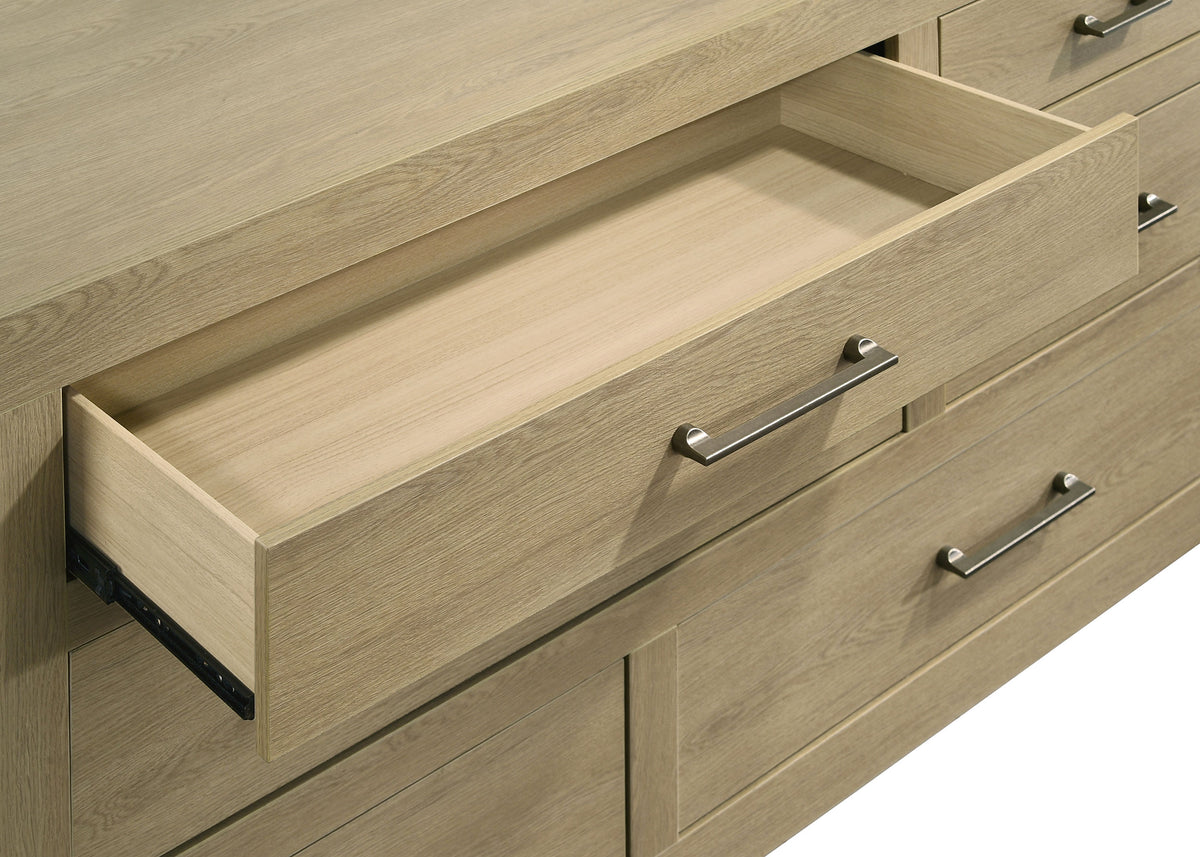 Hendricks 4-piece California King Bedroom Set Light Oak