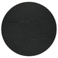 Hamlyn 3-piece Round Fluted Coffee and End Table Set Black