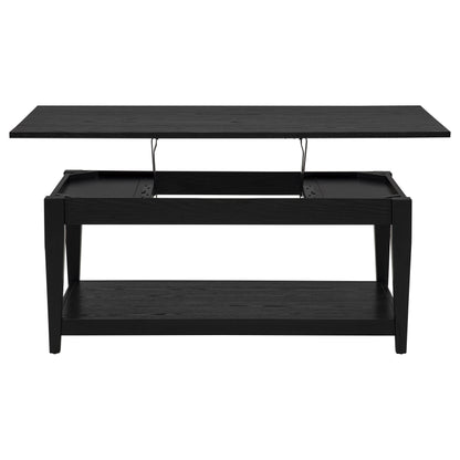 Lindenton Lift-Top Occasional Cocktail Coffee Table Black