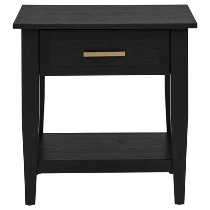 Lindenton 3-piece Wood Lift-Top Coffee and End Table Set Black