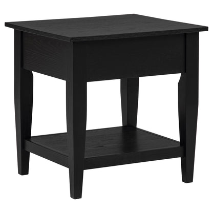 Lindenton 3-piece Wood Lift-Top Coffee and End Table Set Black