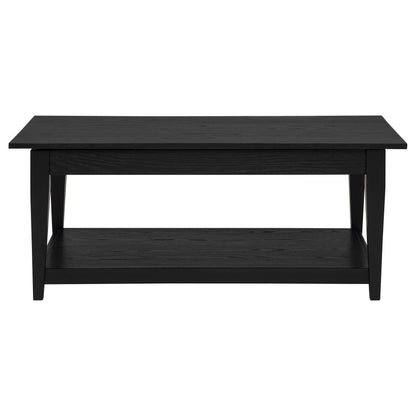 Lindenton 3-piece Wood Lift-Top Coffee and End Table Set Black