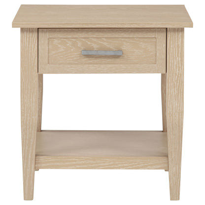 Lindenton 1-drawer Wood Occasional Side End Table Blonde
