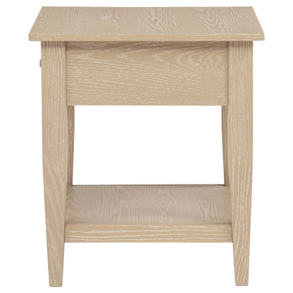 Lindenton 1-drawer Wood Occasional Side End Table Blonde