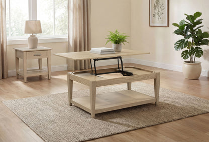 Lindenton 1-drawer Wood Occasional Side End Table Blonde