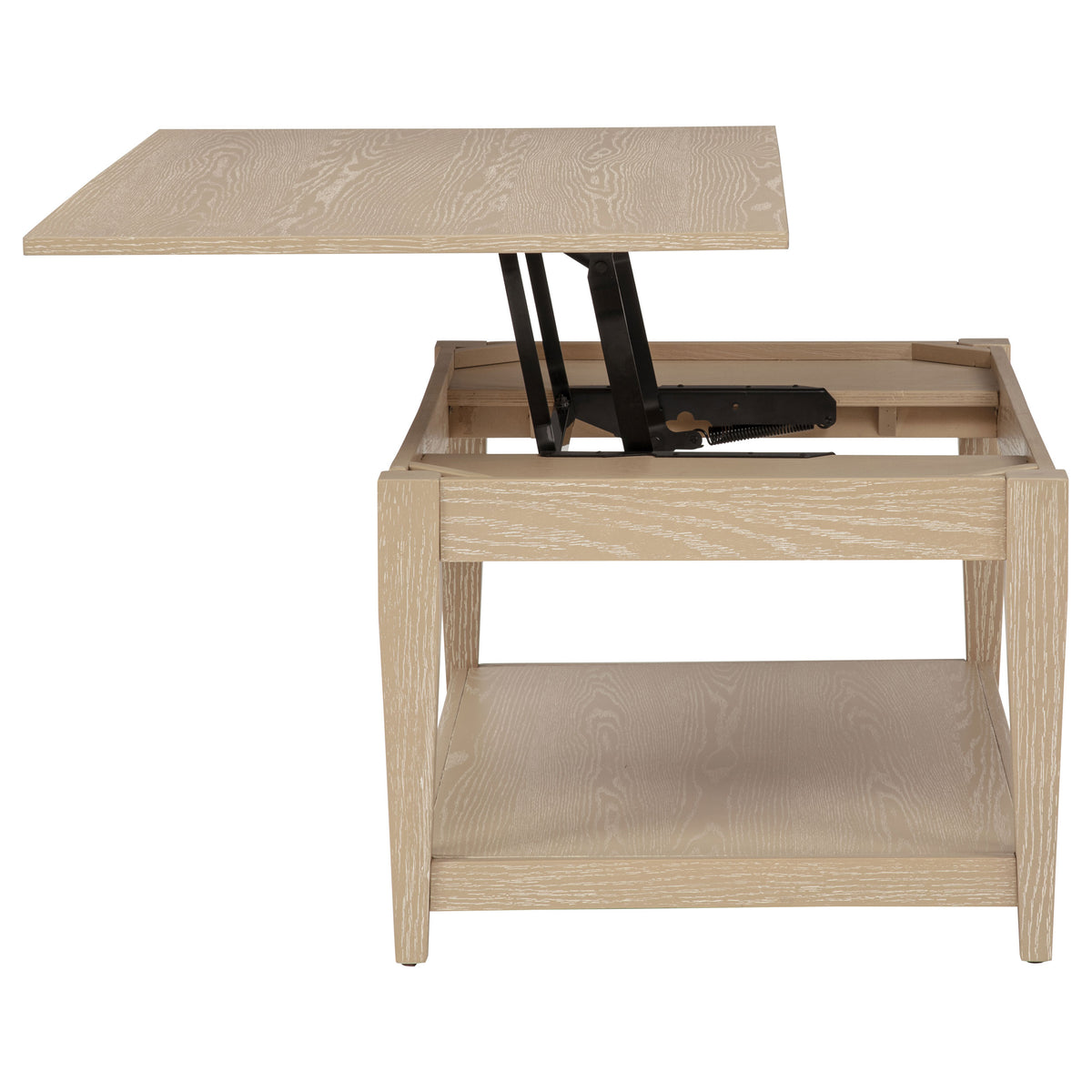Lindenton 3-piece Wood Lift-Top Coffee and End Table Set Blonde
