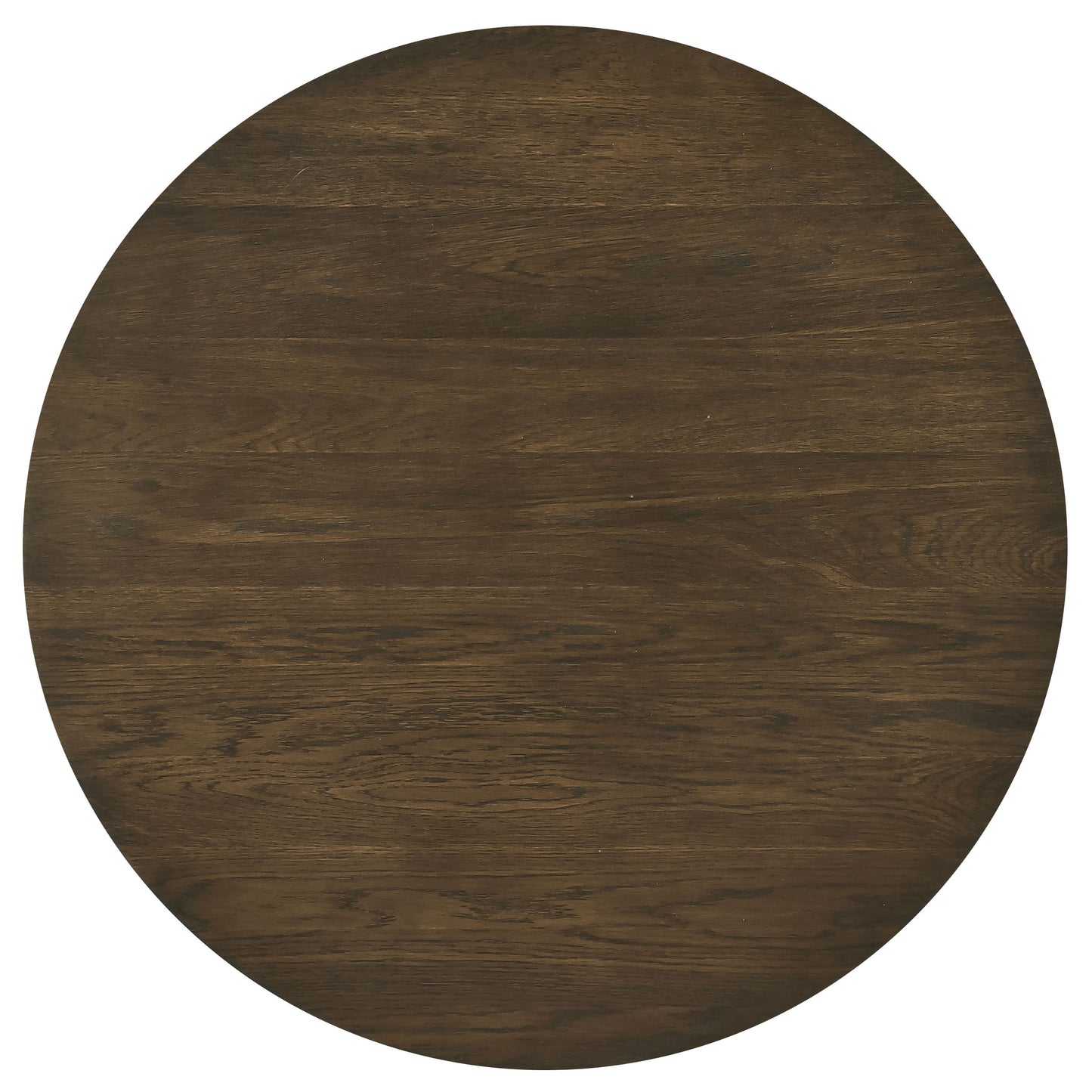 Sweeney 2-piece Round Wood Occasional Nesting Table Set Dark Walnut