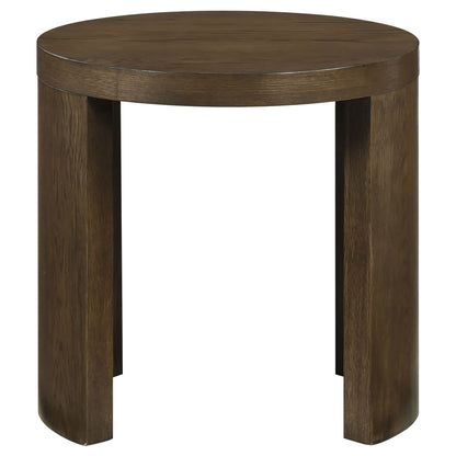 Sweeney 3-piece Coffee and End Occasional Table Set Dark Walnut