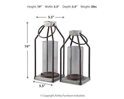 Ashley Express - Diedrick I/O Lantern Set (2/CN)