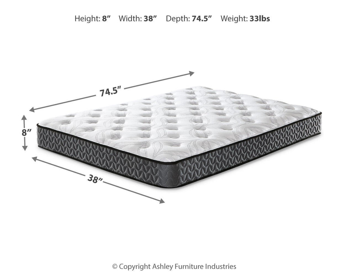 Ashley Express - 8 Inch Bonnell Hybrid  Mattress