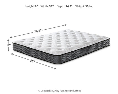 Ashley Express - 8 Inch Bonnell Hybrid  Mattress