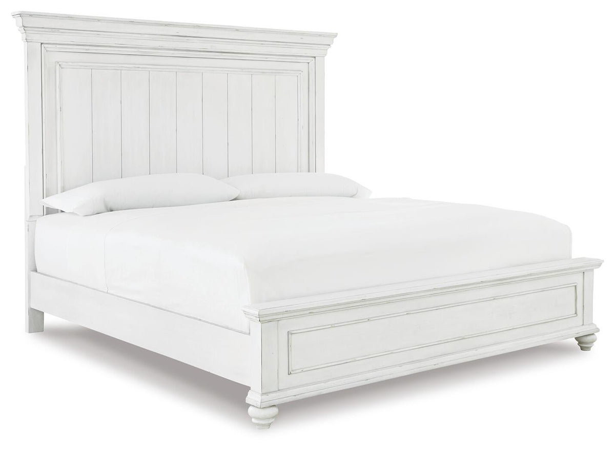 Kanwyn Queen Panel Bed, Dresser and Mirror