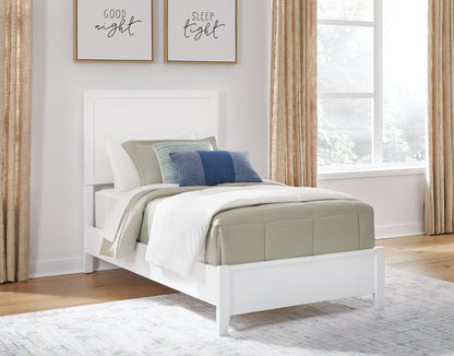 Binterglen Twin Panel Bed, Dresser, Mirror, Chest and Nightstand