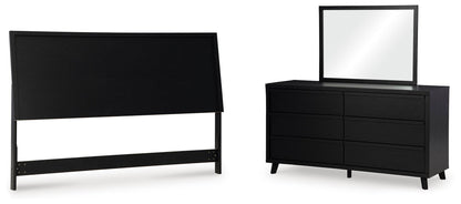 Danziar King Panel Headboard, Dresser and Mirror