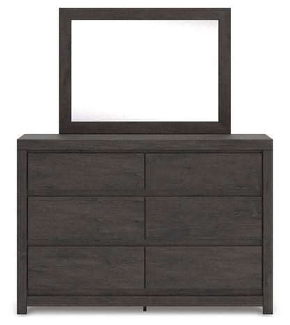 Parlayon Queen Panel Storage Bed, Dresser and Mirror