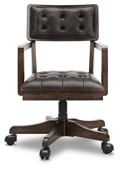 Ashley Express - Breckington Home Office Desk with Chair and Storage