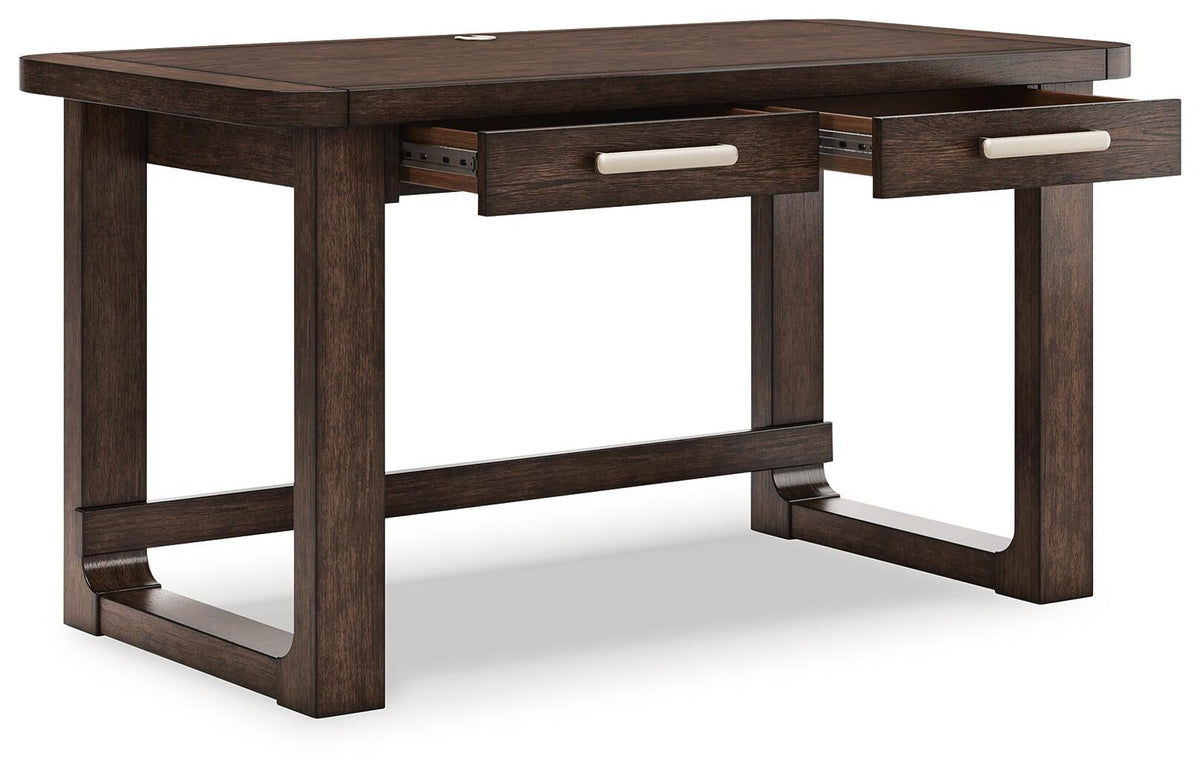 Ashley Express - Breckington Home Office Desk with Chair and Storage