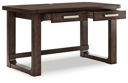 Ashley Express - Breckington Home Office Desk with Chair and Storage