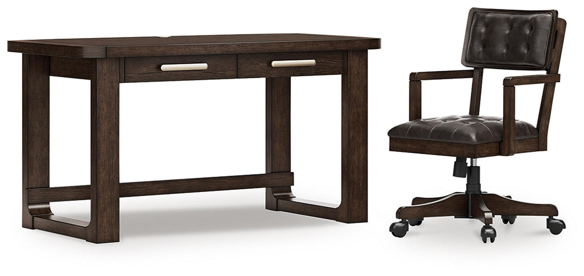Ashley Express - Breckington Home Office Desk with Chair