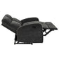 Hamilton 3-piece Chenille Manual Reclining Sofa Set Charcoal Grey
