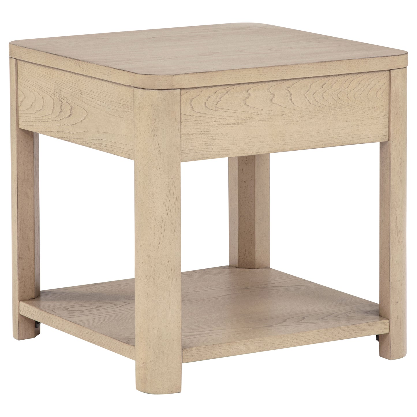 Marcelo 2-piece Coffee Table Set with Storage Light Elm